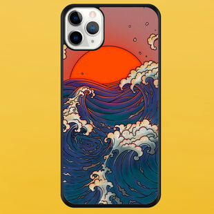 Чехол для APPLE IPHONE 11 PRO 2D пластиковый с черными силиконовыми бортиками TSUNAMI 51607 фото