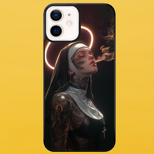 Чехол для APPLE IPHONE 12 2D пластиковый с черными силиконовыми бортиками UNHOLY 57410 фото