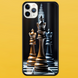 Чехол для APPLE IPHONE 11 PRO 2D пластиковый с черными силиконовыми бортиками ШАХМАТЫ 58107 фото