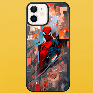 Чохол для APPLE IPHONE 12 2D пластиковий з чорними силіконовими бортиками SPIDER-MAN 53610 фото