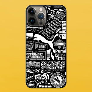 Чохол для APPLE IPHONE 13 PRO 2D пластиковий з чорними силіконовими бортиками PUMA 54814 фото