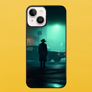 Чехол для APPLE IPHONE 14 2D пластиковый с черными силиконовыми бортиками MAN 56716 фото
