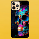 Чохол для APPLE IPHONE 12 PRO MAX 2D пластиковий з чорними силіконовими бортиками SKULL 52711 фото
