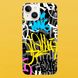 Чехол для APPLE IPHONE 14 PLUS силиконовый прозрачный GRAFFITI 54317 фото