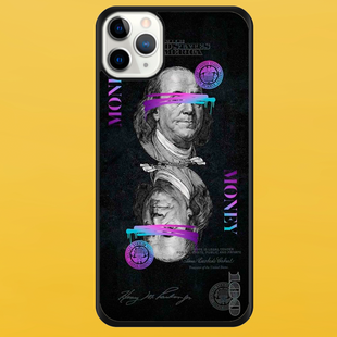 Чохол для APPLE IPHONE 11 PRO 2D пластиковий з чорними силіконовими бортиками MONEY 54907 фото