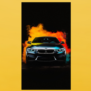 Чехол для APPLE IPHONE 15 PLUS 2D пластиковый с черными силиконовыми бортиками BMW 57621 фото