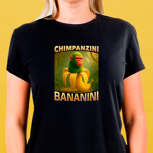 Футболка чорна жіноча CHIMPANZINI 302110 фото
