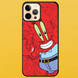 Чохол для APPLE IPHONE 12 PRO MAX 2D пластиковий з чорними силіконовими бортиками Mr Krabs 52311 фото