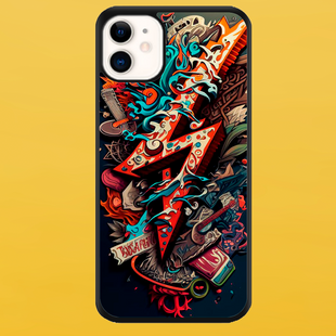 Чохол для APPLE IPHONE 11 2D пластиковий з чорними силіконовими бортиками STYLE 55606 фото