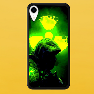 Чехол для APPLE IPHONE XR 2D пластиковый с черными силиконовыми бортиками STALKER 57205 фото