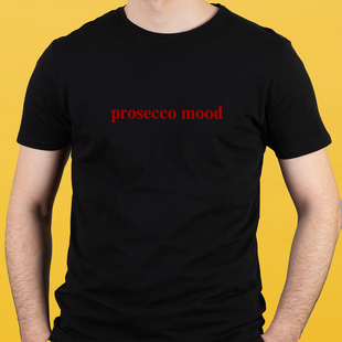 Футболка черная мужская PROSECCO MOOD 302191 фото