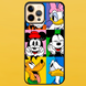 Чехол для APPLE IPHONE 12 PRO MAX 2D пластиковый с черными силиконовыми бортиками MICKY 5411 фото