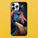 Чохол для APPLE IPHONE 16 PRO 2D пластиковий з чорними силіконовими бортиками ZEBRA 51125 фото