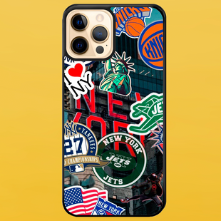 Чохол для APPLE IPHONE 12 PRO MAX 2D пластиковий з чорними силіконовими бортиками NY 54411 фото
