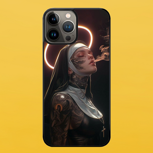 Чехол для APPLE IPHONE 13 PRO 2D пластиковый с черными силиконовыми бортиками UNHOLY 57414 фото