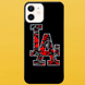 Чехол для APPLE IPHONE 12 MINI 2D пластиковый с черными силиконовыми бортиками LA 54209 фото