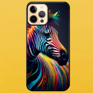 Чохол для APPLE IPHONE 12 PRO 2D пластиковий з чорними силіконовими бортиками ZEBRA 51110-1 фото