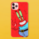 Чехол для APPLE IPHONE 11 PRO MAX силиконовый прозрачный Mr Krabs 52308 фото