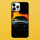 Чехол для APPLE IPHONE 15 PRO 2D пластиковый с черными силиконовыми бортиками BMW 57622 фото