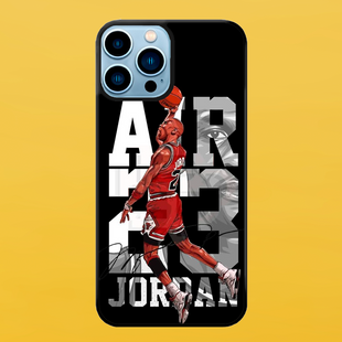 Чохол для APPLE IPHONE 13 PRO MAX 2D пластиковий з чорними силіконовими бортиками JORDAN 53515 фото