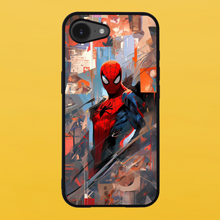 Чохол для APPLE IPHONE 16e 2D пластиковий з чорними силіконовими бортиками SPIDER-MAN 53627 фото
