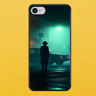 Чехол для APPLE IPHONE 7/8/SE 2020 2D пластиковый с черными силиконовыми бортиками MAN 56701 фото