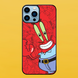 Чохол для APPLE IPHONE 13 PRO MAX 2D пластиковий з чорними силіконовими бортиками Mr Krabs 52315 фото