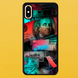 Чохол для APPLE IPHONE X/XS 2D пластиковий з чорними силіконовими бортиками NO MONEY NO HONEY 55203 фото
