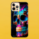 Чохол для APPLE IPHONE 12 PRO MAX силіконовий прозорий SKULL 52711 фото