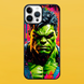 Чехол для APPLE IPHONE 14 PRO 2D пластиковый с черными силиконовыми бортиками HULK 55018 фото