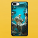 Чехол для APPLE IPHONE 7 PLUS/8 PLUS 2D пластиковый с черными силиконовыми бортиками SCULPTURE 57102 фото