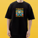 Футболка черная оверсайз унисекс MEOWSTER 30194 фото 1