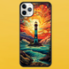 Чехол для APPLE IPHONE 11 PRO MAX 2D пластиковый с черными силиконовыми бортиками FARO 53008 фото