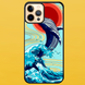 Чохол для APPLE IPHONE 12 PRO MAX 2D пластиковий з чорними силіконовими бортиками WHALE 55111 фото