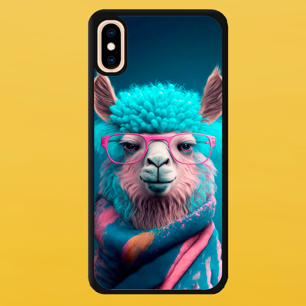 Чехол для APPLE IPHONE XS MAX 2D пластиковый с черными силиконовыми бортиками LAMA 51204 фото