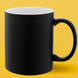 Чашка хамелеон матова чорна (330 мл) Індивідуальний Дизайн 1033-6 фото 3