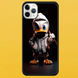 Чохол для APPLE IPHONE 11 PRO MAX 2D пластиковий з чорними силіконовими бортиками ANATRA 55308 фото