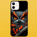 Чохол для APPLE IPHONE 12 2D пластиковий з чорними силіконовими бортиками OWL 55510 фото