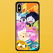 Чохол для APPLE IPHONE XS MAX 2D пластиковий з чорними силіконовими бортиками ADVENTURE TIME 53704 фото