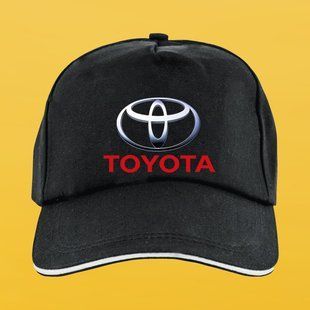 Кепка п'ятиклинка чорна Toyota/Тойота 3236-5 фото