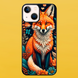 Чехол для APPLE IPHONE 15 PLUS 2D пластиковый с черными силиконовыми бортиками CHANTERELLE 52921 фото