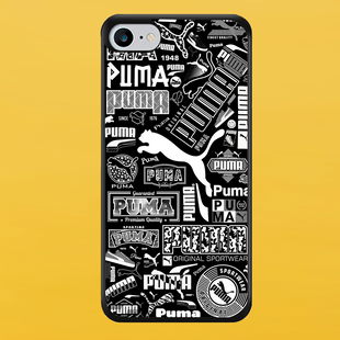 Чохол для APPLE IPHONE 7/8/SE 2020 2D пластиковий з чорними силіконовими бортиками PUMA 54801 фото