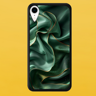 Чехол для APPLE IPHONE XR 2D пластиковый с черными силиконовыми бортиками VERDE 57905 фото