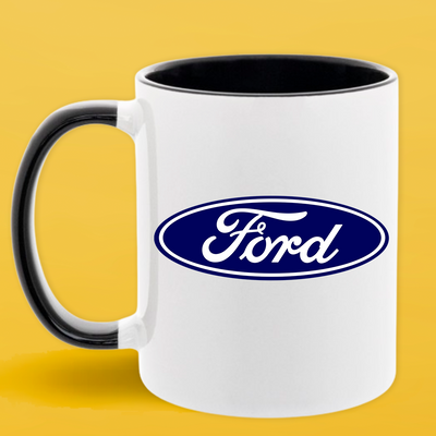 Чашка чорна серединка та ручка (330 мл) Ford/Форд 1081 фото