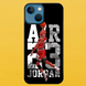 Чехол для APPLE IPHONE 15 2D пластиковый с черными силиконовыми бортиками JORDAN 53520 фото