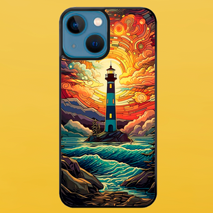 Чохол для APPLE IPHONE 13 2D пластиковий з чорними силіконовими бортиками FARO 53013 фото