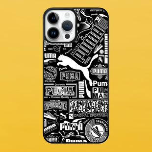 Чохол для APPLE IPHONE 14 PRO 2D пластиковий з чорними силіконовими бортиками PUMA 54818 фото