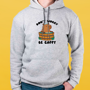 Худі сіре унісекс BE CAPPY 30246 фото