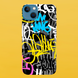 Чохол для APPLE IPHONE 15 силіконовий прозорий GRAFFITI 54320 фото