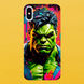 Чехол для APPLE IPHONE X/XS силиконовый прозрачный HULK 55003 фото